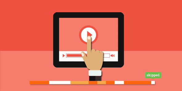 create a heat-map of activities of your user on a video