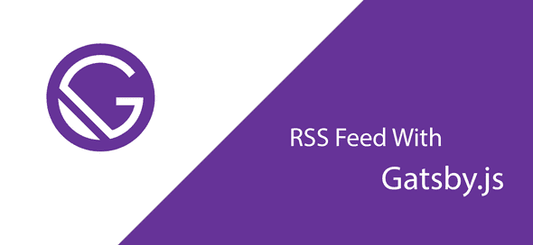 generate RSS feed with Gatsbyjs