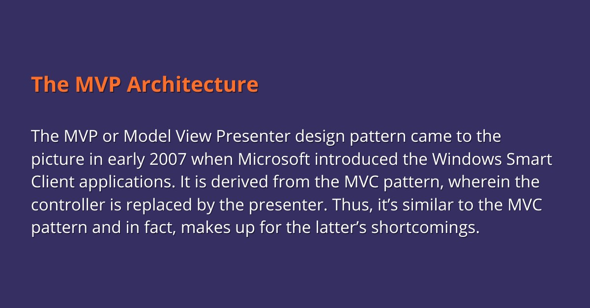MVP Architecture