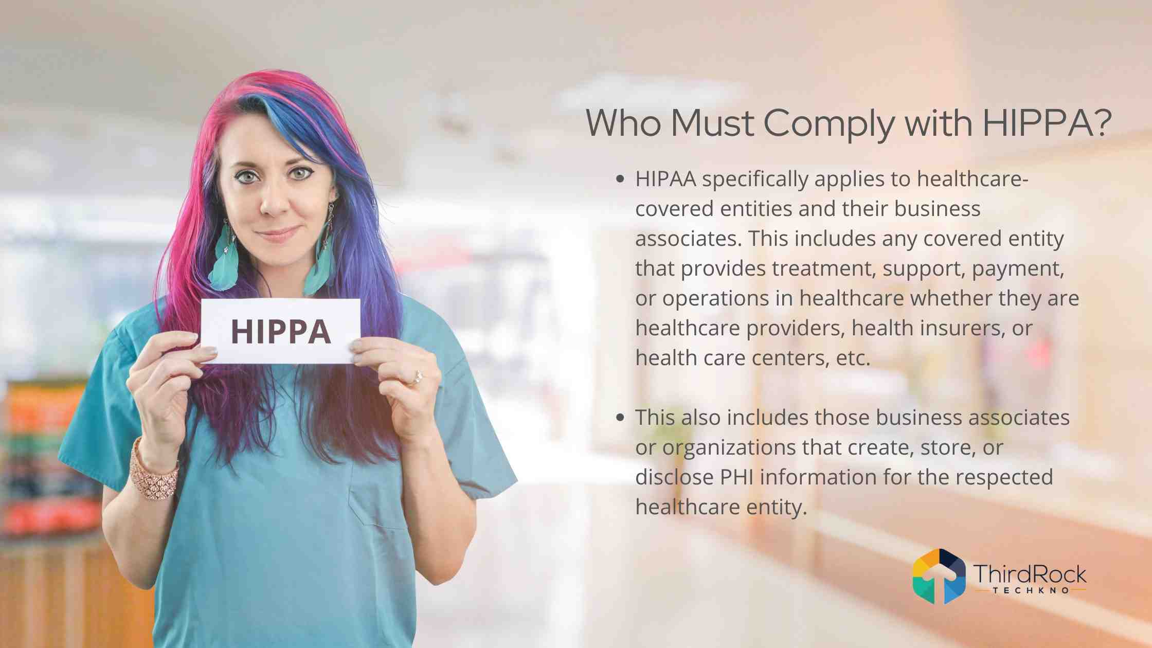 Who Must Comply with HIPPA