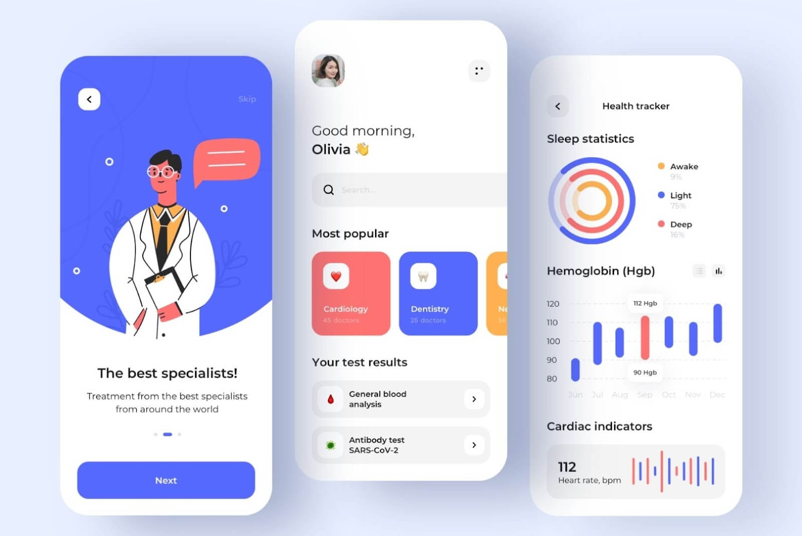 Healthcare mobile app for patient