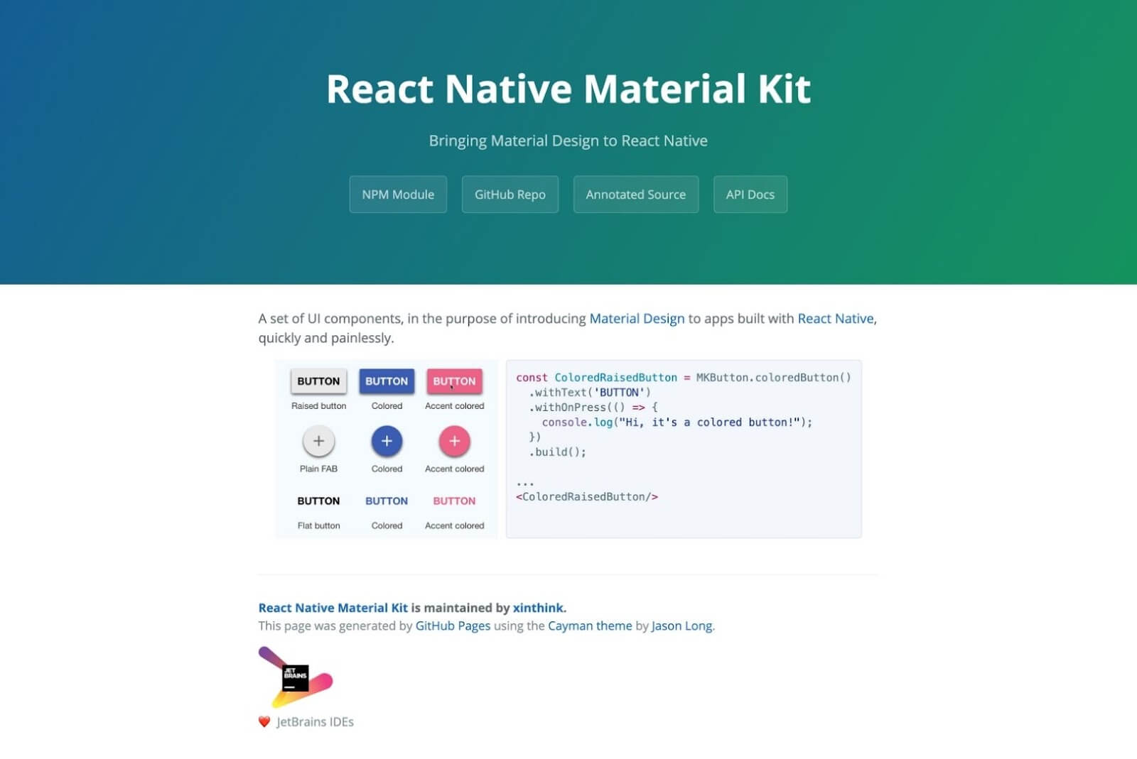 React Native Material Kit React Native UI Libraries