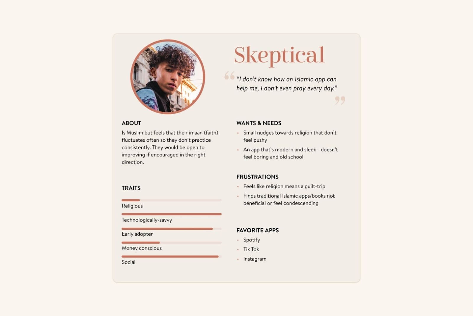 Daily Muslim App Skeptical User