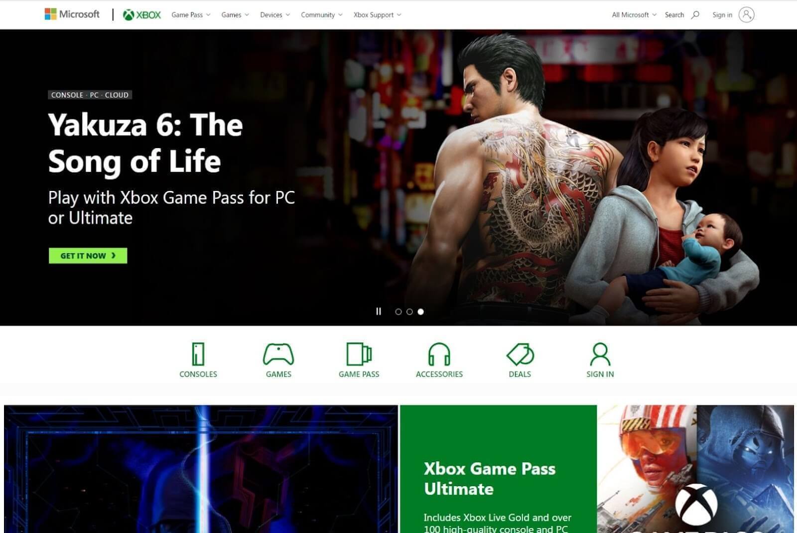 xbox web app built in angular
