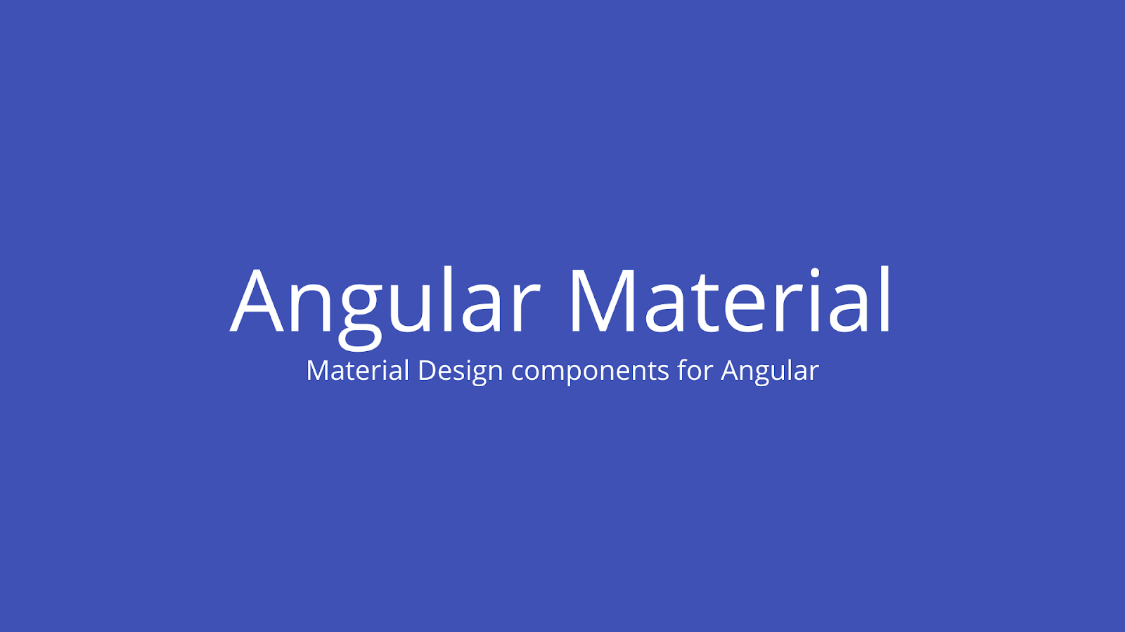 Angular Material