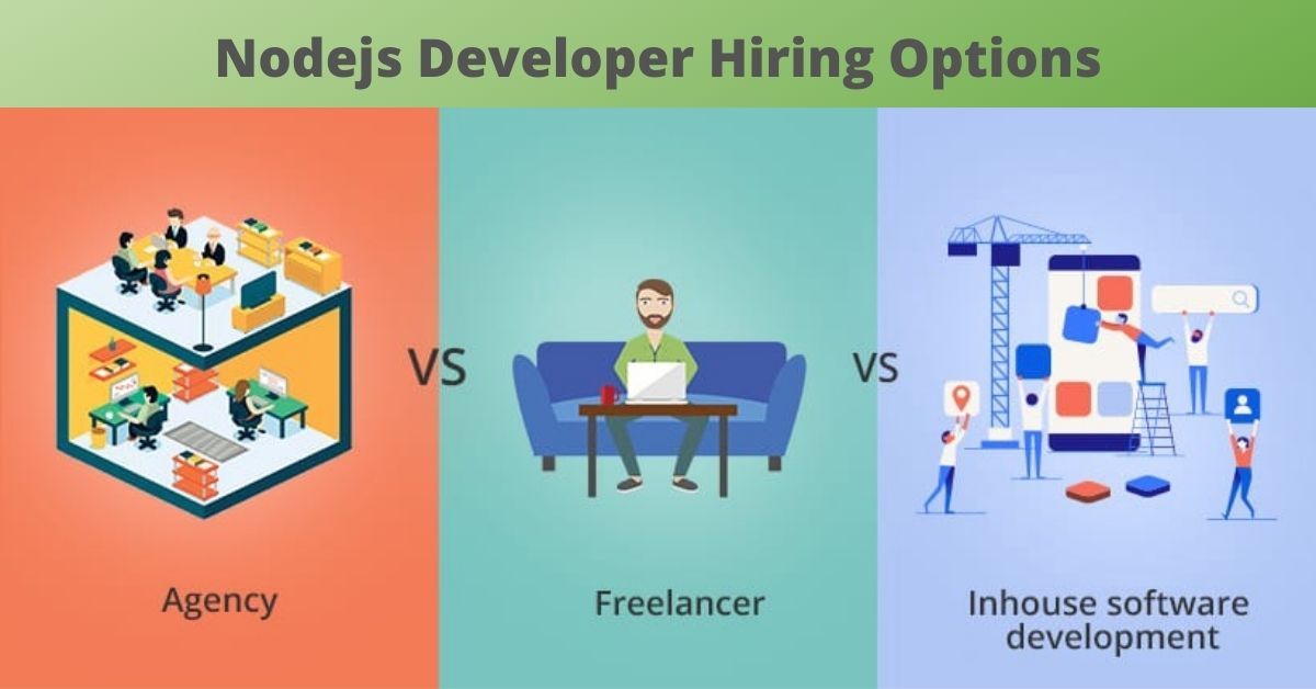 Nodejs developer hiring options