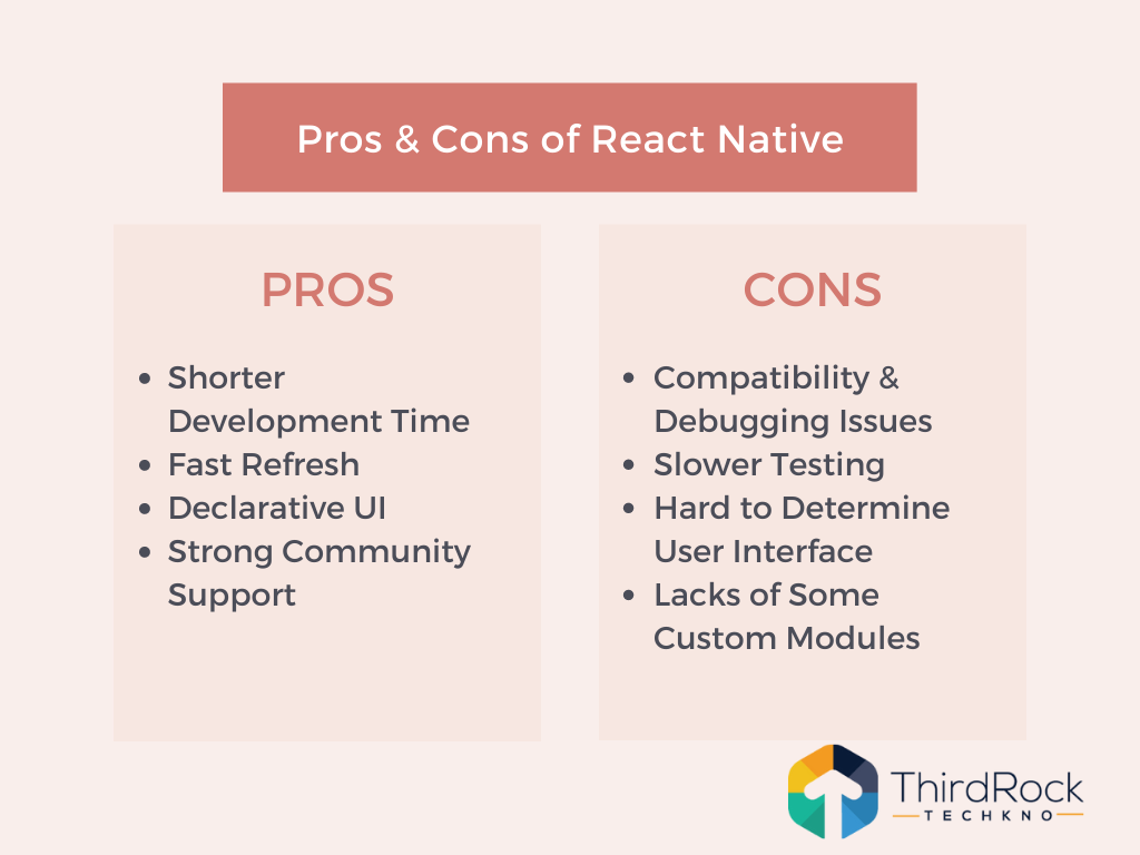 Pros & Cons of React Native