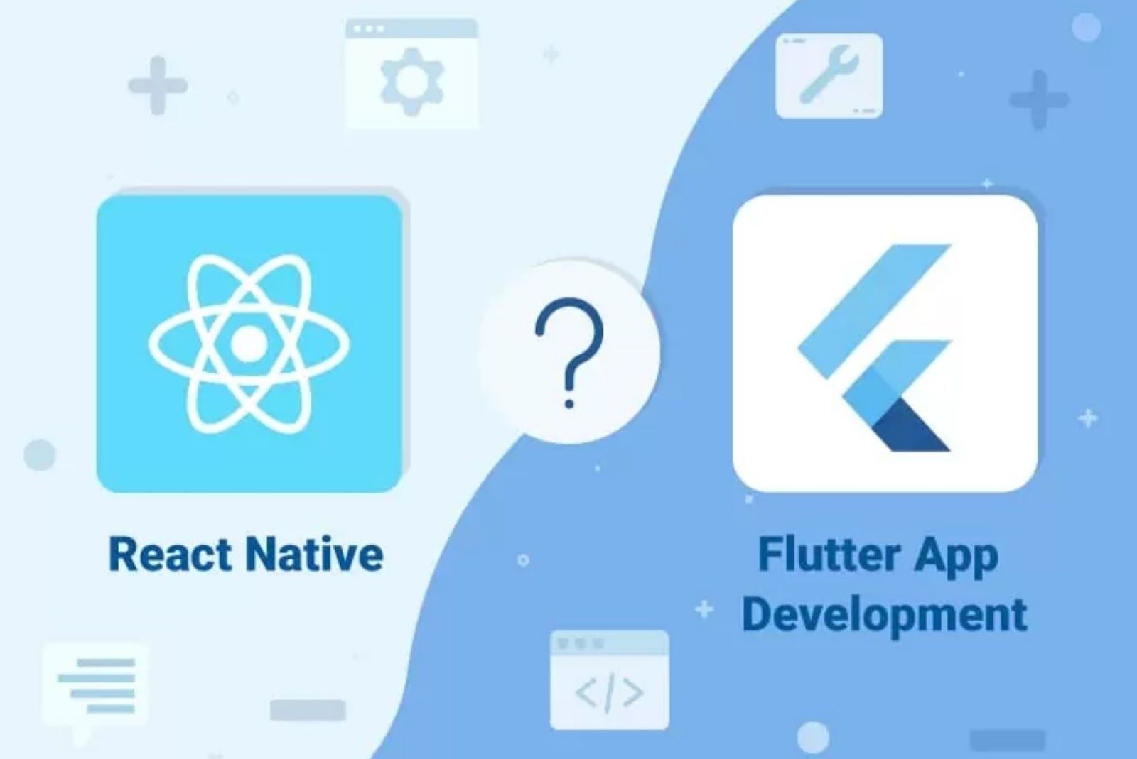  React Native vs flutter app development