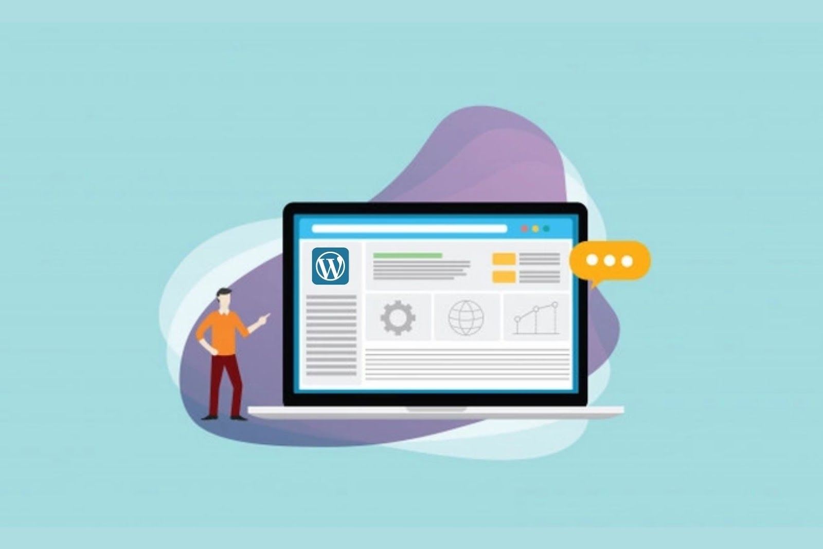 Wordpress for content management system