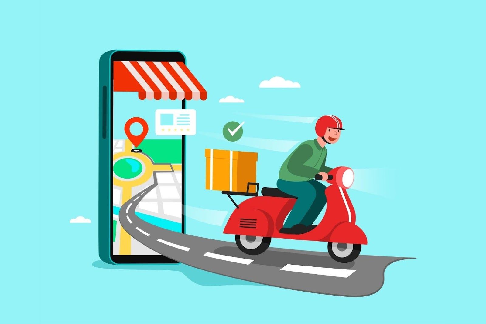 On-demand food ordering app for delivery