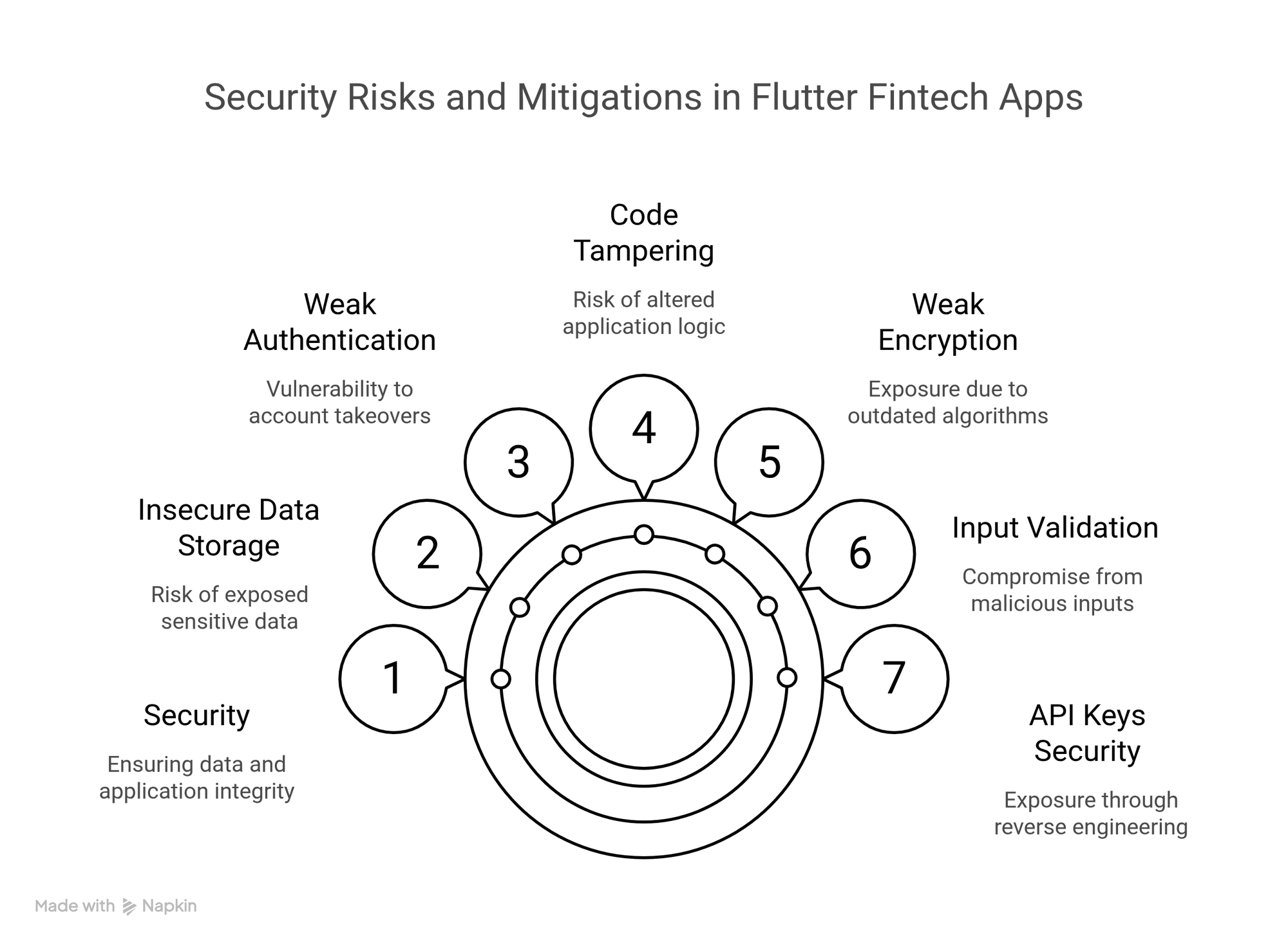 Security Risk and Mitigations in Flutter Fintech Apps