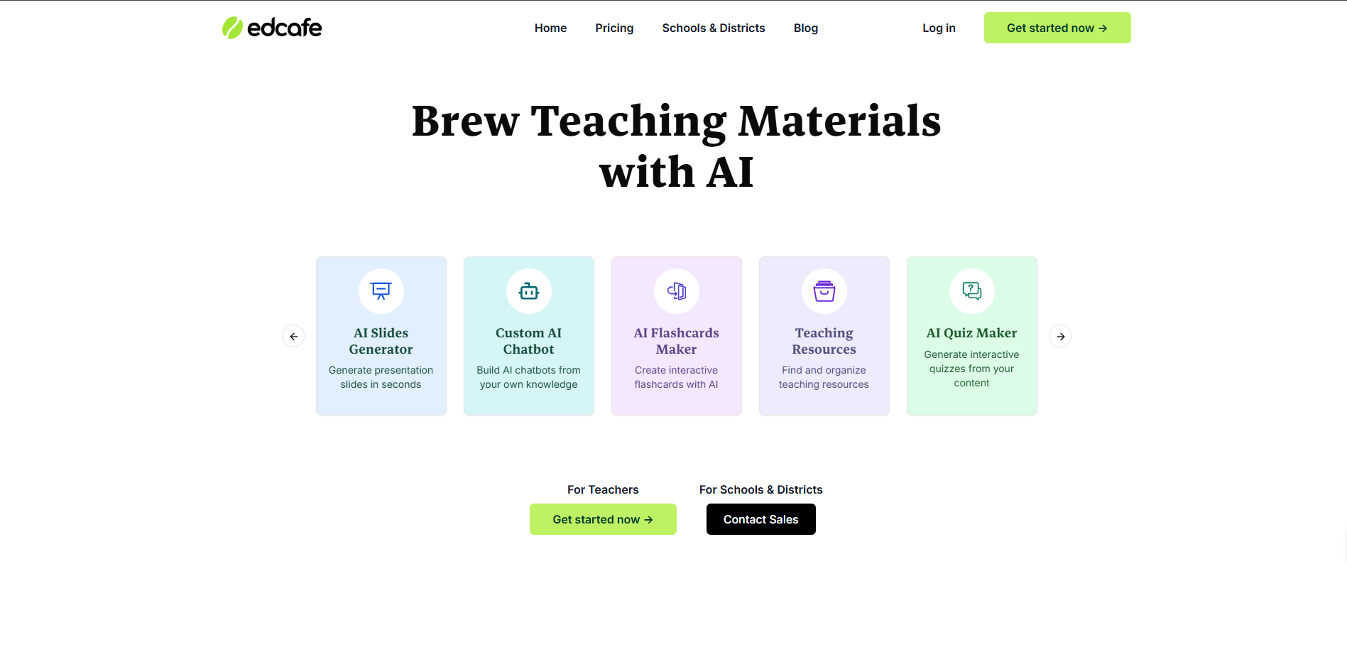 Brew Teaching Materials with AI EdCafe AI