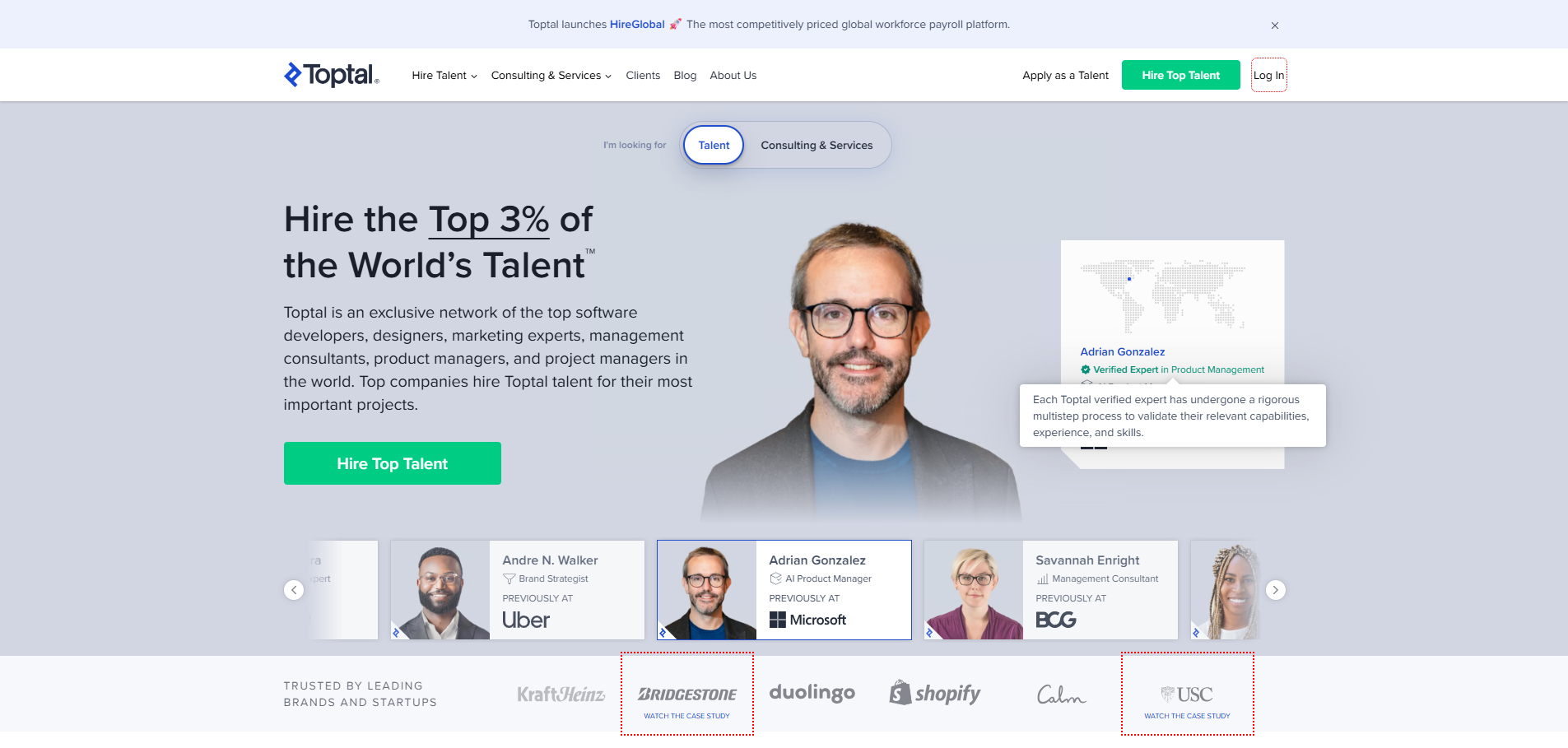 Toptal logo - Enterprise education app development company