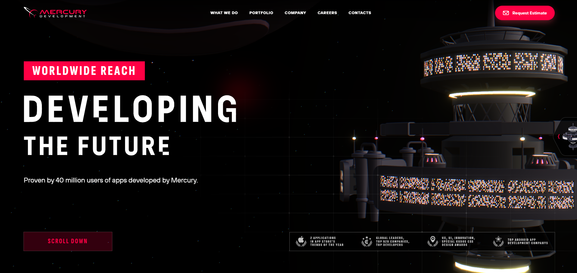 Mercury development logo - Enterprise education app development company