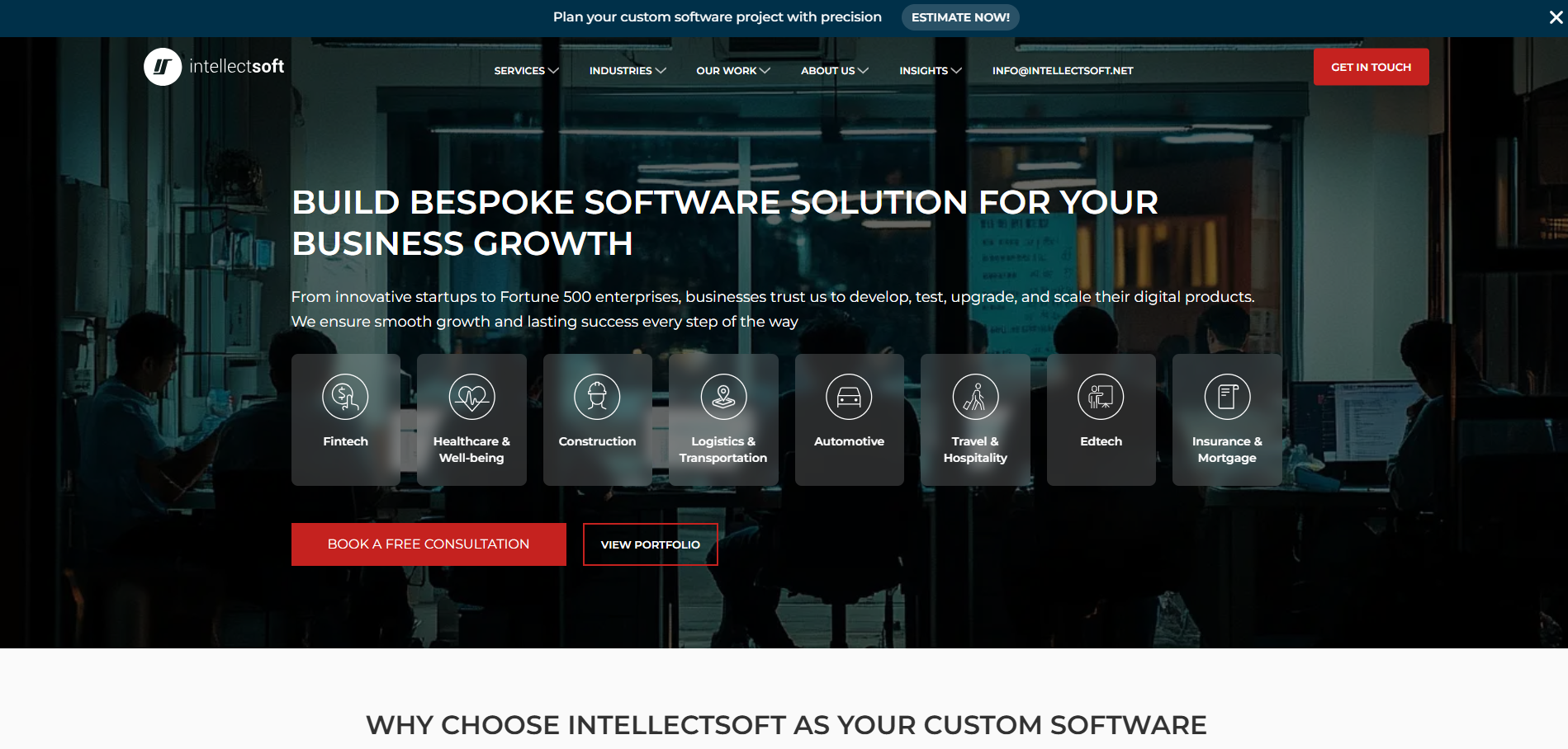 Intellectsoft logo - Enterprise education app development company