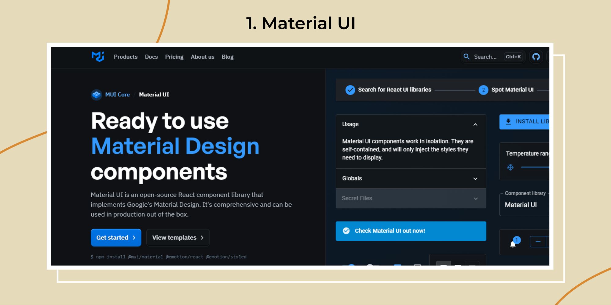Top 6 React UI Component Libraries and Frameworks in 2026
